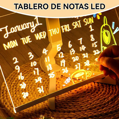 Tablero de dibujo luminoso